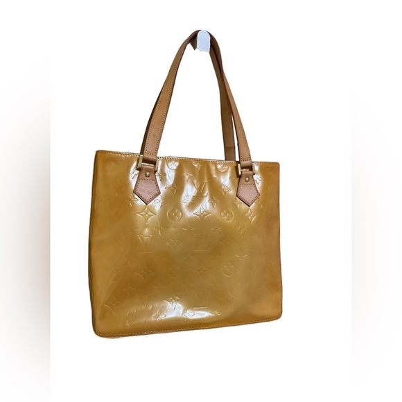 EUC Louis Vuitton Monogram Yellow Vernis Houston​​ - Picture 1 of 6